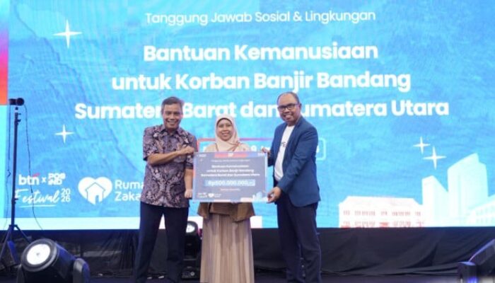 BTN-Pos Indonesia Bangun Kembali Sumatera Pascabencana