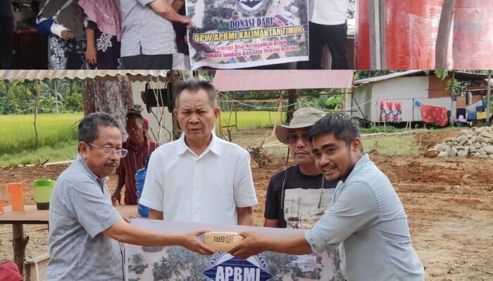 APBMI Kaltim Ulurkan Bantuan, Bangun Hunian Warga Padang
