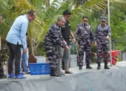 Danlantamal II Awasi Lahan Posal, Pesisir Selatan Bangun