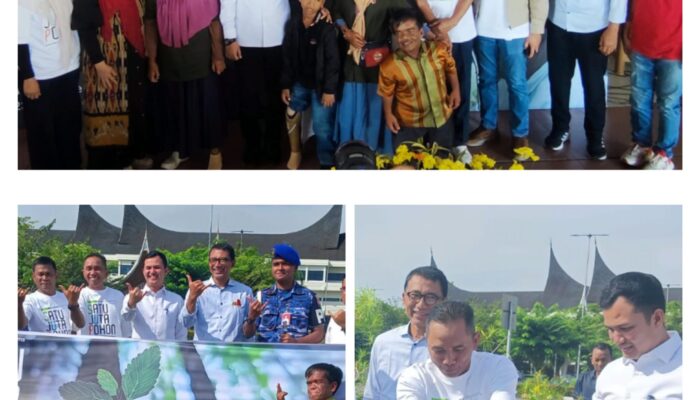 BIM InJourney Airport Tanam Pohon, Bagikan Kaki Palsu