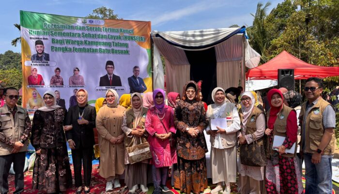 IKA UNAND Wujudkan Hunian Layak, Masyarakat Talang Batu Sambut