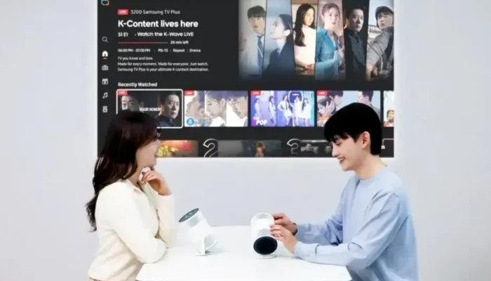 Samsung Perkenalkan Proyektor Portabel The Freestyle+ dengan AI OptiScreen