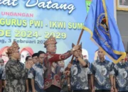 PWI-IKWI Sumbar Dilantik, Wartawan Siap Kawal Organisasi