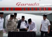 Garuda Hibahkan Pesawat, Jemaah Aceh Simulasi Haji Nyata