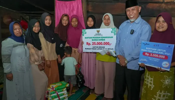 Gubernur Ulurkan Tangan, Rumah Warga Sijunjung Berubah Layak