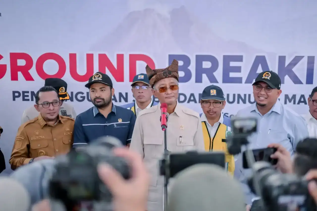 groundbreaking-sabo-dam-marapi-dimulai,-zigo-rolanda:-terima-kasih-pak-prabowo!