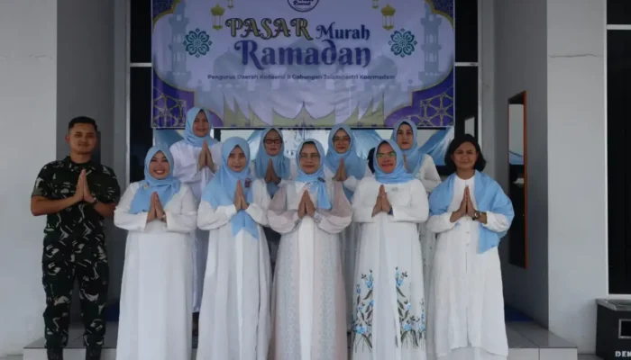 Kodaeral Gelar Bazar Ramadhan, Bantu Prajurit Dapatkan Sembako
