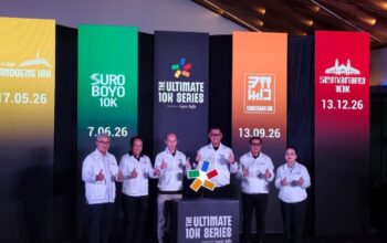 Bank bjb Gelar Lomba Lari, Pacu Ekonomi Empat Kota