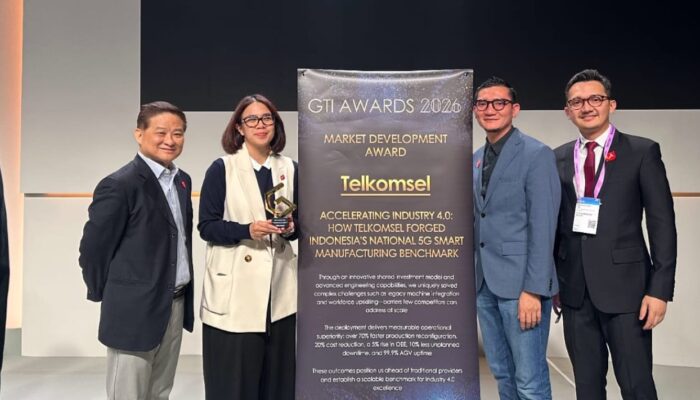 Telkomsel Raih Penghargaan, 5G Pacu Industri Manufaktur