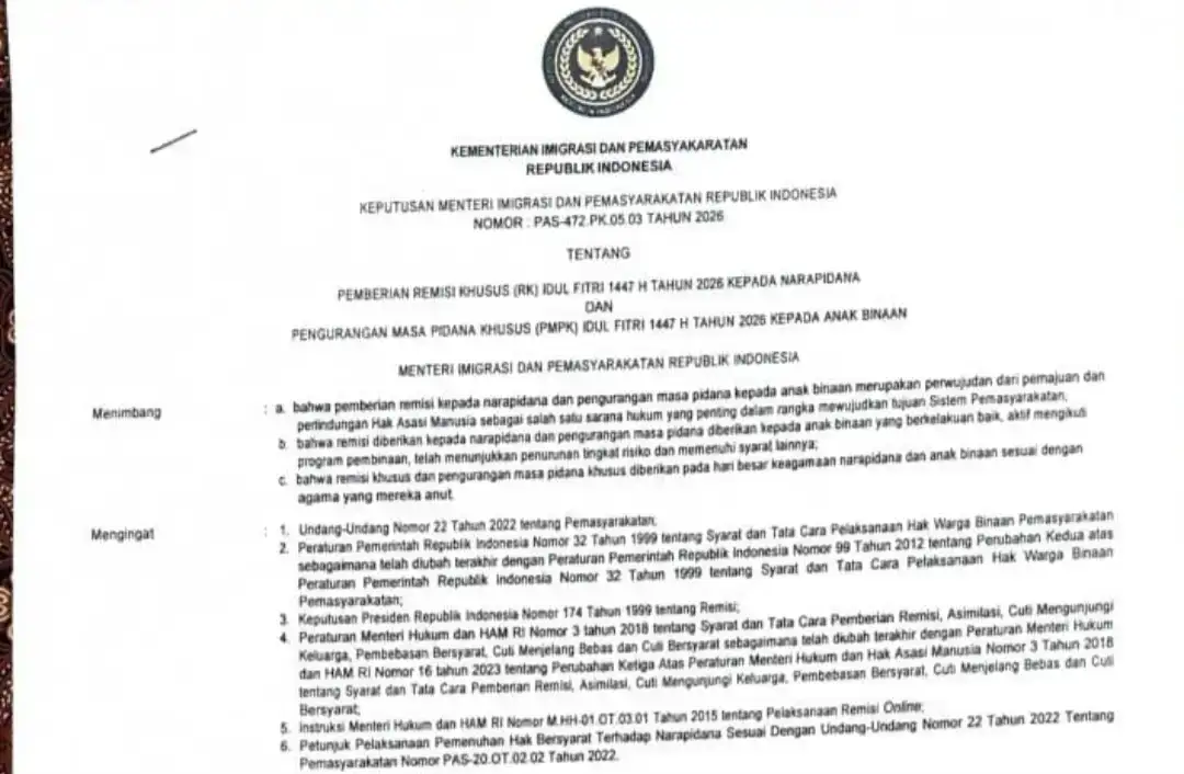 66-orang-narapidana-rutan-kelas-ii-b-painan,-besok-terima-remisi-idul-fitri