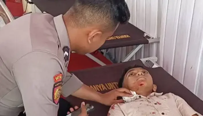 Anak Terjatuh di Carocok, Tim Medis Bergerak Cepat