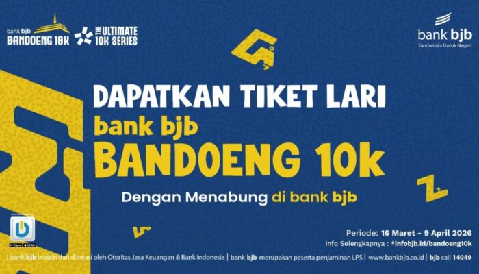 Raih Tiket Lari Bandung 10K, bank bjb Membuka Peluang