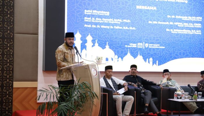 Fadly Amran Hadiri Halal Bihalal Perantau Gonjong Limo Padang