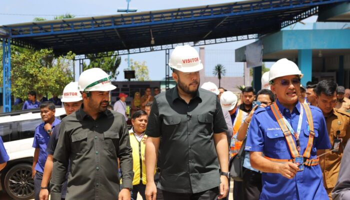 Fadly Amran dan Zigo Rolanda Tinjau Pengembangan SPAM Taban 3