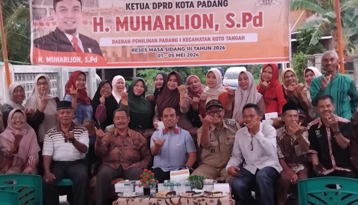 Muharlion Serap Aspirasi Warga Nanggalo Soal Banjir