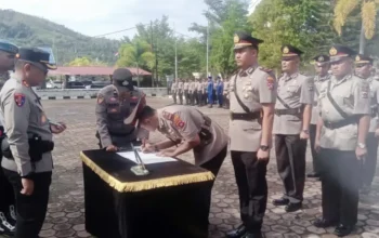 Kapolres Pessel Rotasi Kasat Reskrim dan Kapolsek