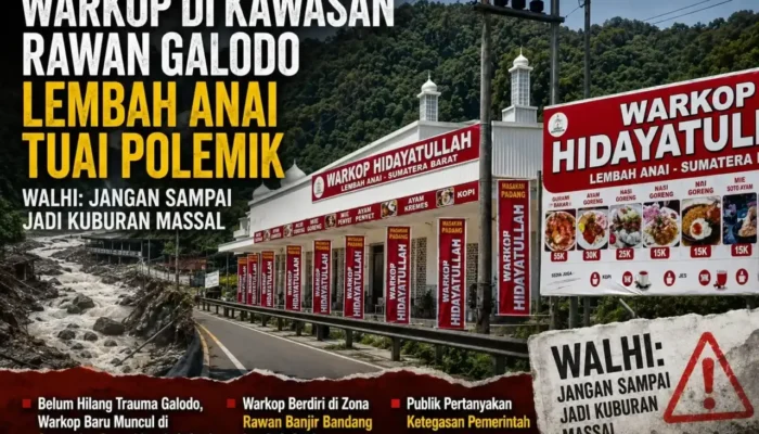 Warkop Baru di Lembah Anai Picu Sorotan Publik