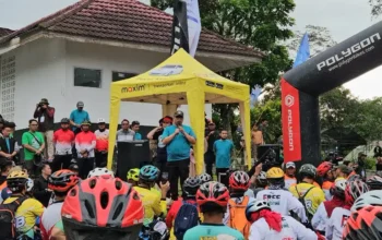 Maxim Dukung Ribuan Pesepeda di Padang Panjang