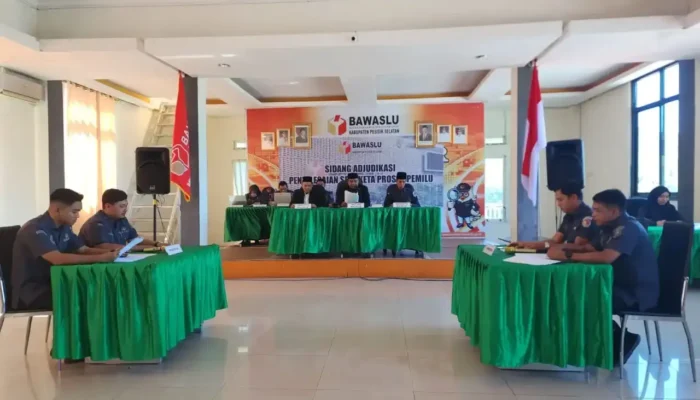 Bawaslu Pesisir Selatan Simulasikan Sidang Ajudikasi Pemilu