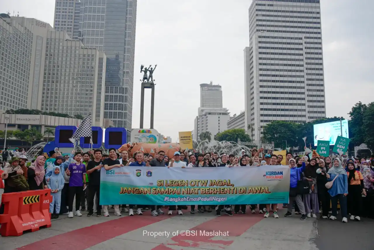 bsi-maslahat-gelar-festival-kurban-di-car-free-day-jakarta