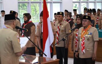 Audy Joinaldy Lantik Pengurus Baru Pramuka Tanah Datar