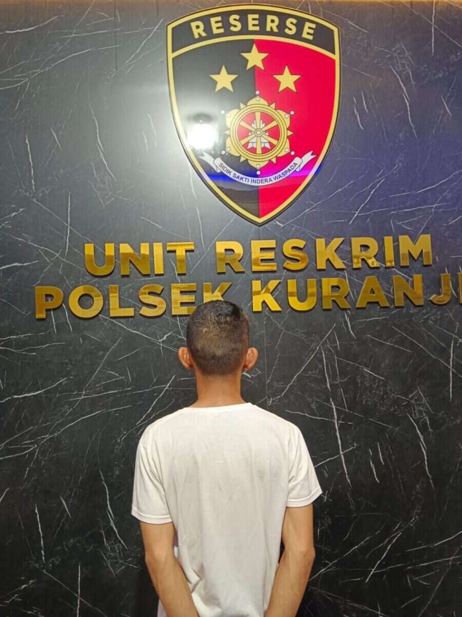 polsek-kuranji-tangkap-pria-pencuri-televisi-di-padang