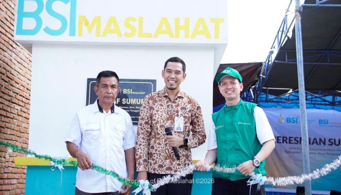 BSI Maslahat Resmikan Sumur Bor untuk Warga Desa Maman