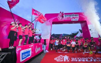 Smartfren Perkuat Konektivitas Digital Lewat Ajang Fun Run Lampung