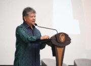 Plt. Deputi Bidang Koordinasi Industri, Ketenagakerjaan, dan Pariwisata Kementerian Koordinator Bidang Perekonomian Dida Gardera dalam acara Alumni Gathering Program Partnering in Business with Germany di Jakarta, Selasa (19/05).