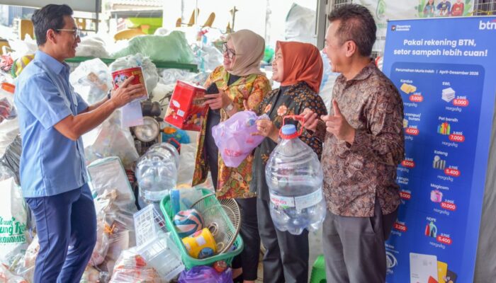 BTN Ajak Nasabah Bayar Angsuran Rumah Melalui Setoran Sampah