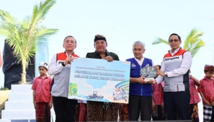Pertamina Operasikan Kapal Robot Pembersih Sampah di Perairan Bali
