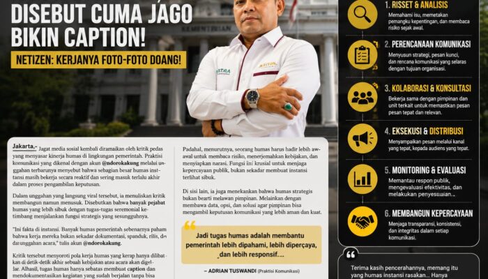 Mendorong Reformasi Peran Strategis Humas di Instansi Pemerintah
