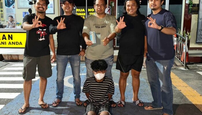 Polresta Padang Tangkap Pelaku Pencurian di Rumah Kontrakan