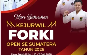 Lima Puluh Kota Gelar Kejuaraan Karate Se-Sumatera 2026