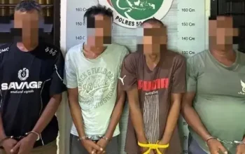 Polres 50 Kota Ringkus Empat Tersangka Kasus Sabu Harau