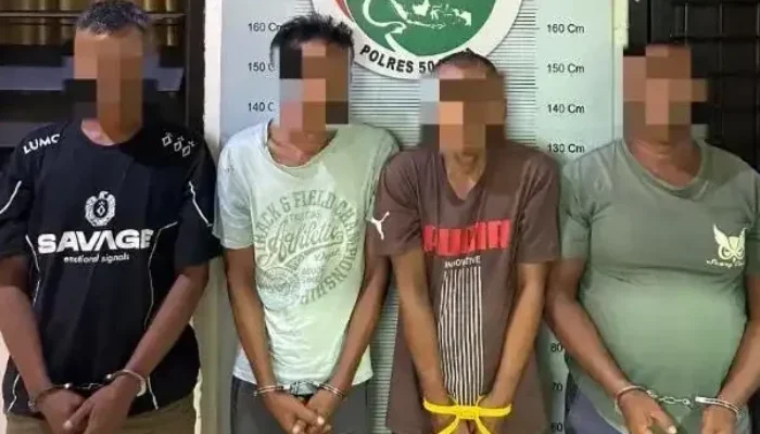Polres 50 Kota Ringkus Empat Tersangka Kasus Sabu Harau