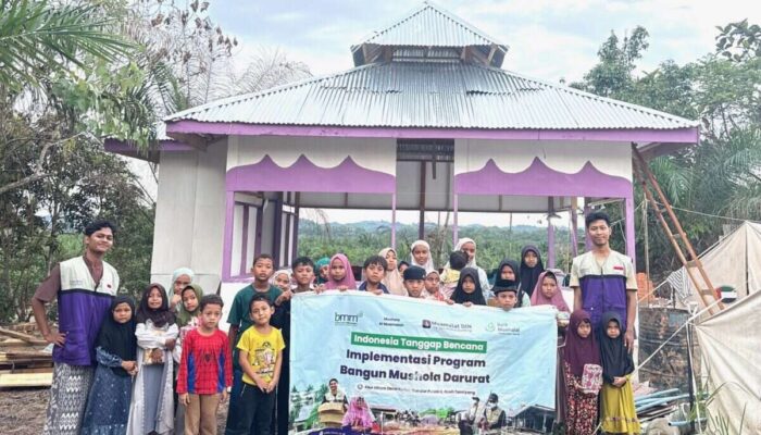 Bank Muamalat dan BMM Bangun Kembali Musala Korban Bencana