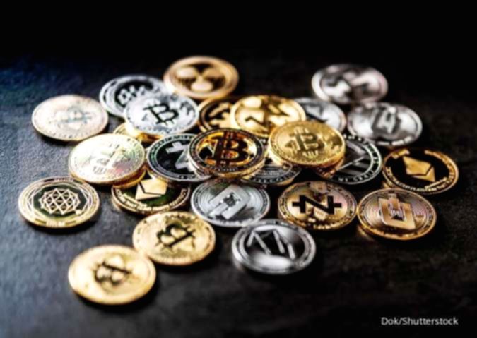 Grafik pergerakan harga Bitcoin yang menunjukkan kenaikan signifikan hingga menembus level US$65.500