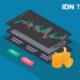 Logo MSCI yang terpampang di layar monitor sebagai penyedia indeks global