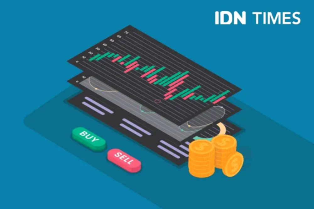 Logo MSCI yang terpampang di layar monitor sebagai penyedia indeks global