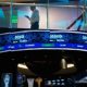 Layar monitor yang menampilkan grafik pergerakan harga saham di Bursa Efek Indonesia