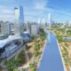 Gedung kantor dan kawasan pengembangan properti PT Pantai Indah Kapuk Dua Tbk di PIK 2