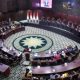 Gedung Mahkamah Konstitusi di Jakarta sebagai lokasi pembacaan putusan terkait kuota internet