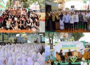 Mahasiswa Ilmu Komunikasi UMJ memberikan edukasi literasi digital dalam program Digicare di SMA Muhammadiyah 25 Setiabudi.