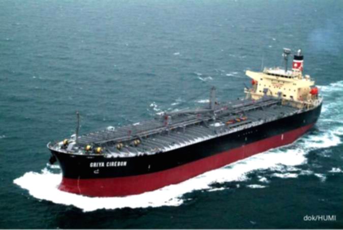 Direktur Utama Humpuss Maritim Internasional Ari Askhara dalam RUPST perusahaan di Jakarta
