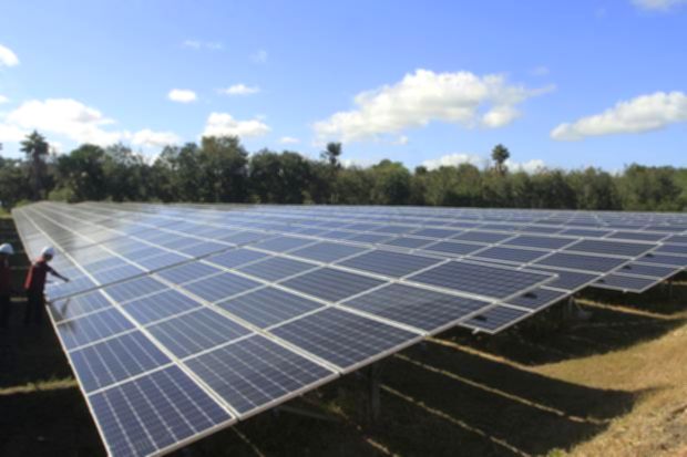 Menteri Koordinator Bidang Perekonomian Airlangga Hartarto saat mempromosikan investasi PLTS 100 GW kepada investor China.