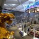 Grafik pergerakan Indeks Harga Saham Gabungan di layar monitor bursa efek