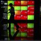 Layar monitor yang menampilkan grafik pergerakan harga saham di Bursa Efek Indonesia