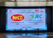 Suasana pencatatan saham perdana PT Nitrasanata Dharma Tbk (JECX) di Bursa Efek Indonesia
