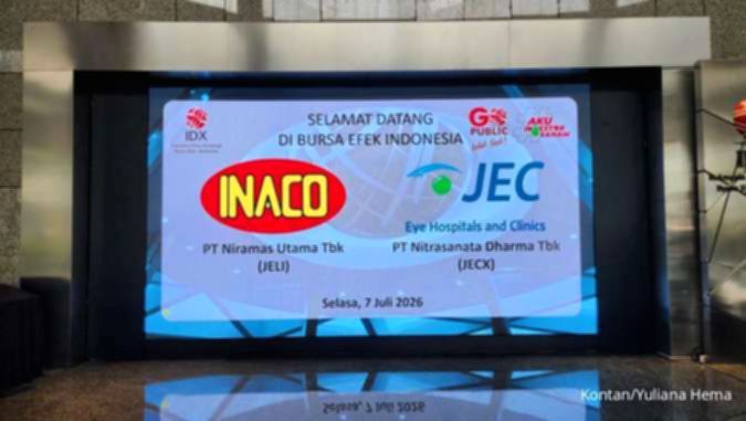 Suasana pencatatan saham perdana PT Nitrasanata Dharma Tbk (JECX) di Bursa Efek Indonesia